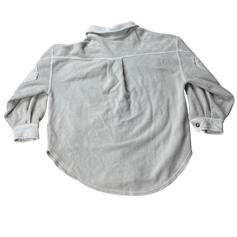 Free People Ruby Shacket Fleece Jacket Women's M - Picture 6 of 6